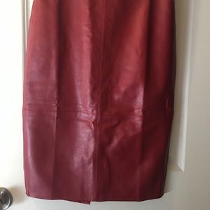 Red Leather Skirt Lulu’s